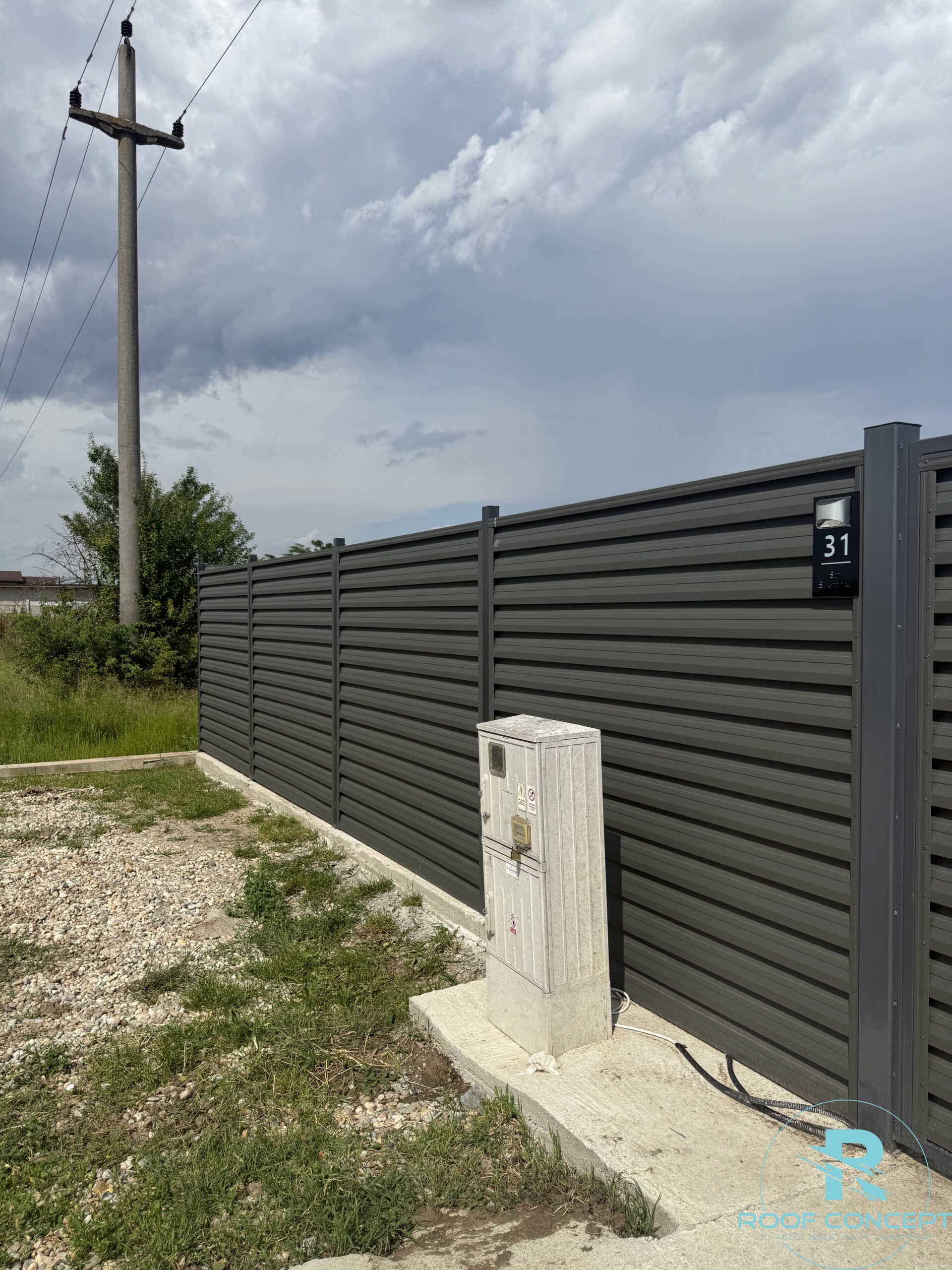 Proiect gard metalic Giurgiu
